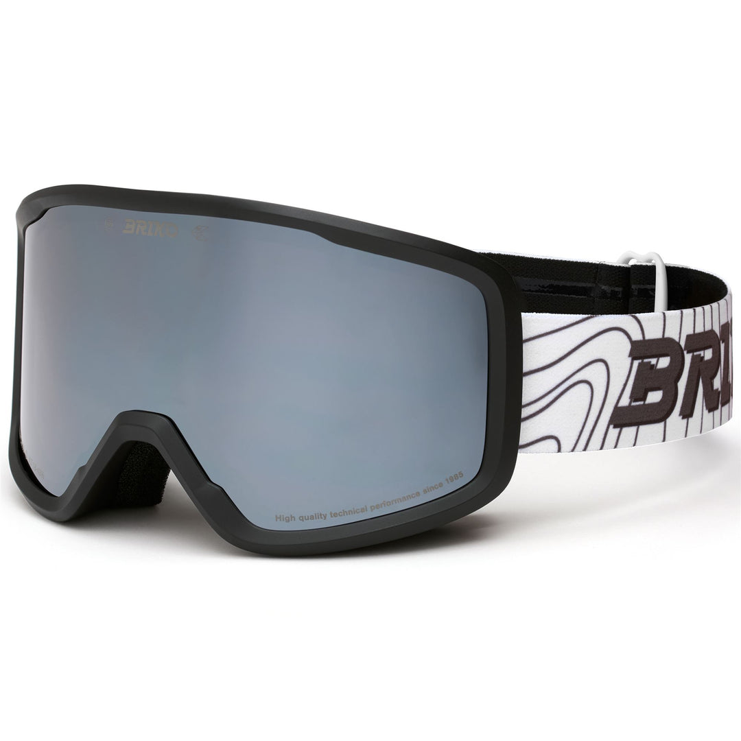 Lunettes de ski blanches unisexes avec traitement antibuée et absorption de l'humidité main