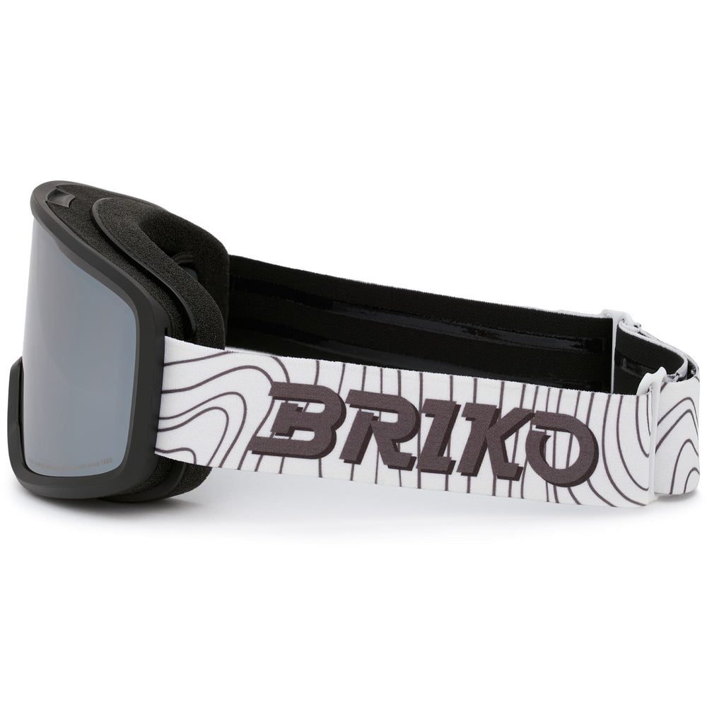 Lunettes de ski blanches unisexes avec traitement antibuée et absorption de l'humidité 02