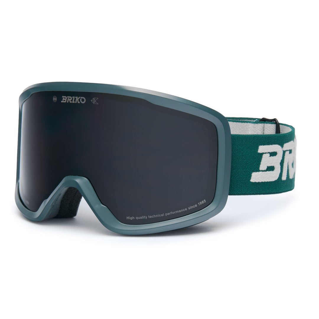 Maschera da sci unisex verde petrolio con funzione antiappannamento main