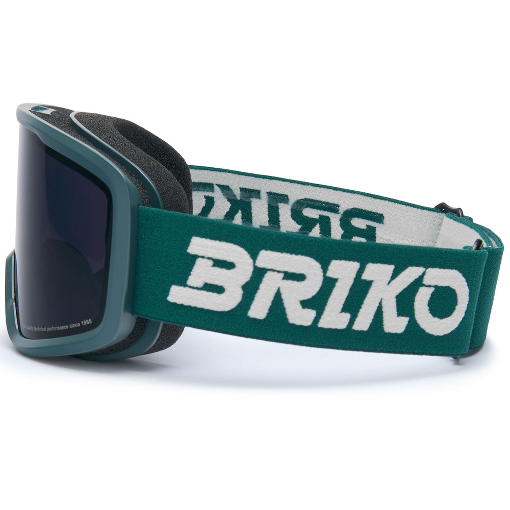 Maschera da sci unisex verde petrolio con funzione antiappannamento 02