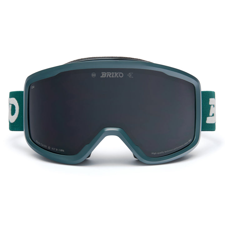 Maschera da sci unisex verde petrolio con funzione antiappannamento 1