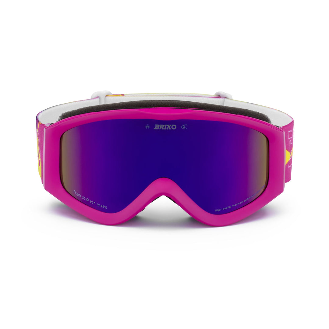 Maschera da sci viola per bambini 01