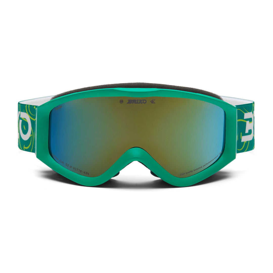 Lime Green Kid's Ski Goggles for Young Skiers main
