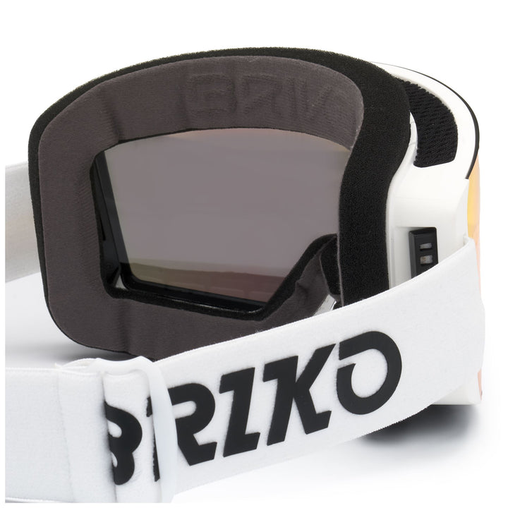 White Magnetic Switch Double Lens Cylindrical Ski Goggles 4