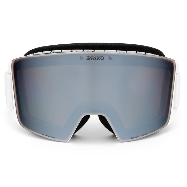 Unisex White Ski Goggles with Anti-Fog and UV Protection 1
