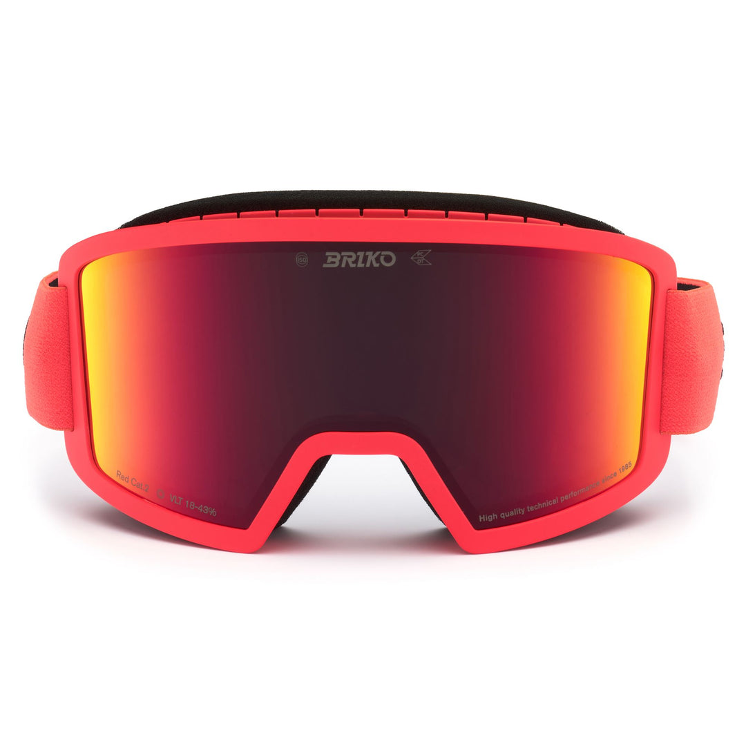 Unisex Orange Ski Goggles with Anti-Fog and UV Protection 01