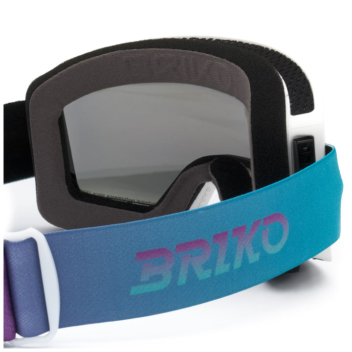 Lunettes de ski unisexes violettes avec protection antibuée et UV 4