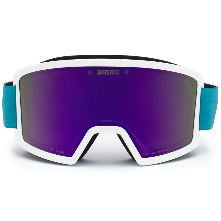 Lunettes de ski unisexes violettes avec protection antibuée et UV 1