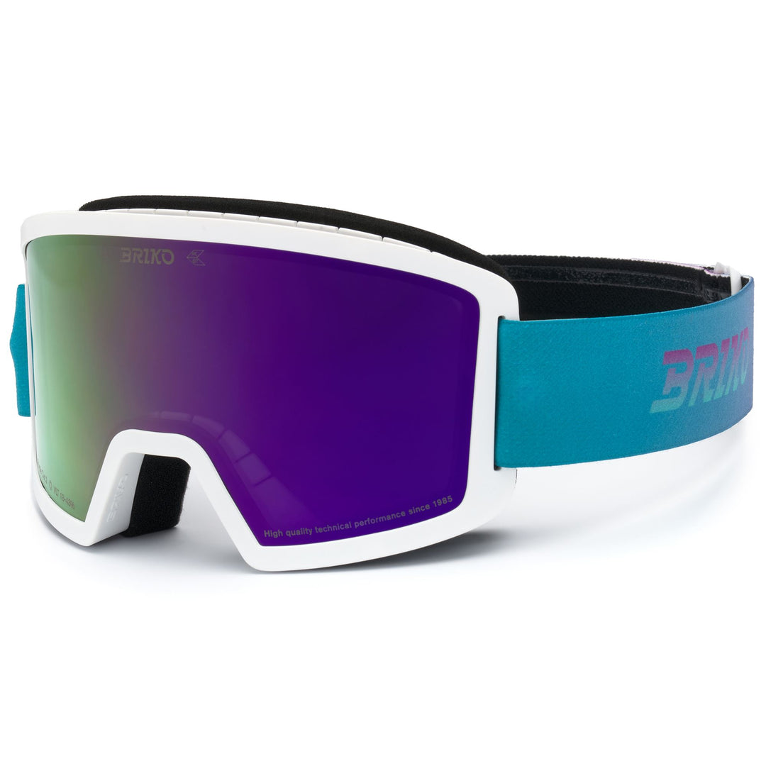 Lunettes de ski unisexes violettes avec protection antibuée et UV main