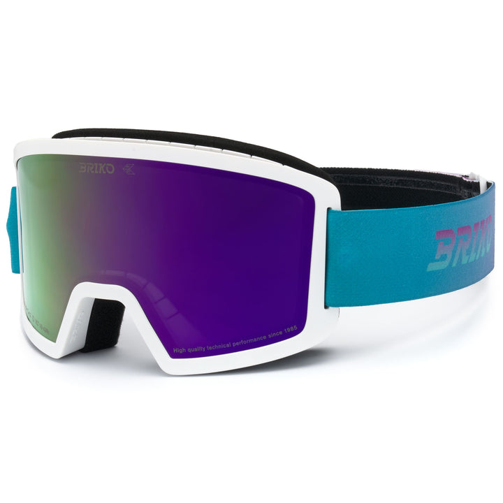 Lunettes de ski unisexes violettes avec protection antibuée et UV 3