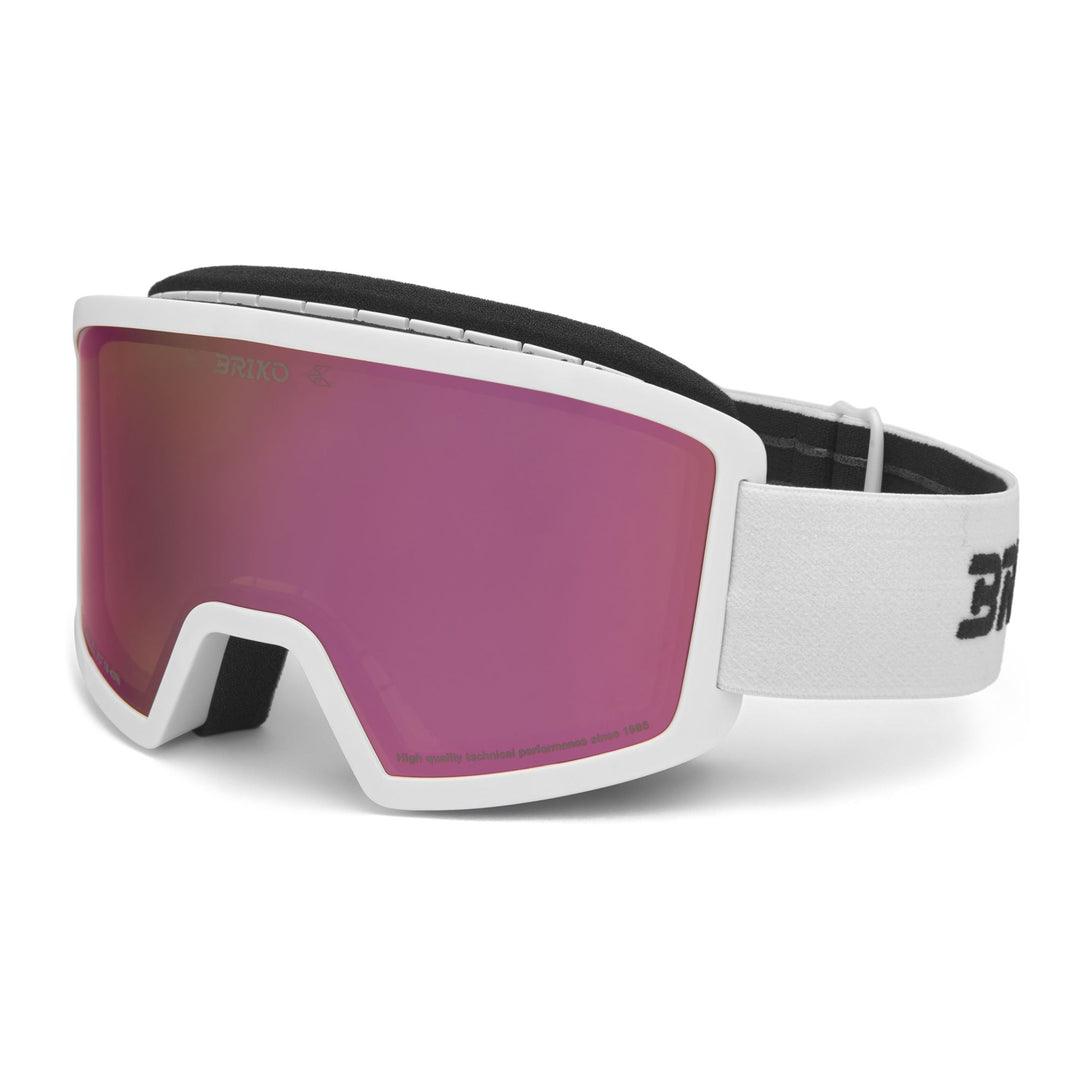 Unisex White Ski Goggles with Anti-Fog and Impact Protection main