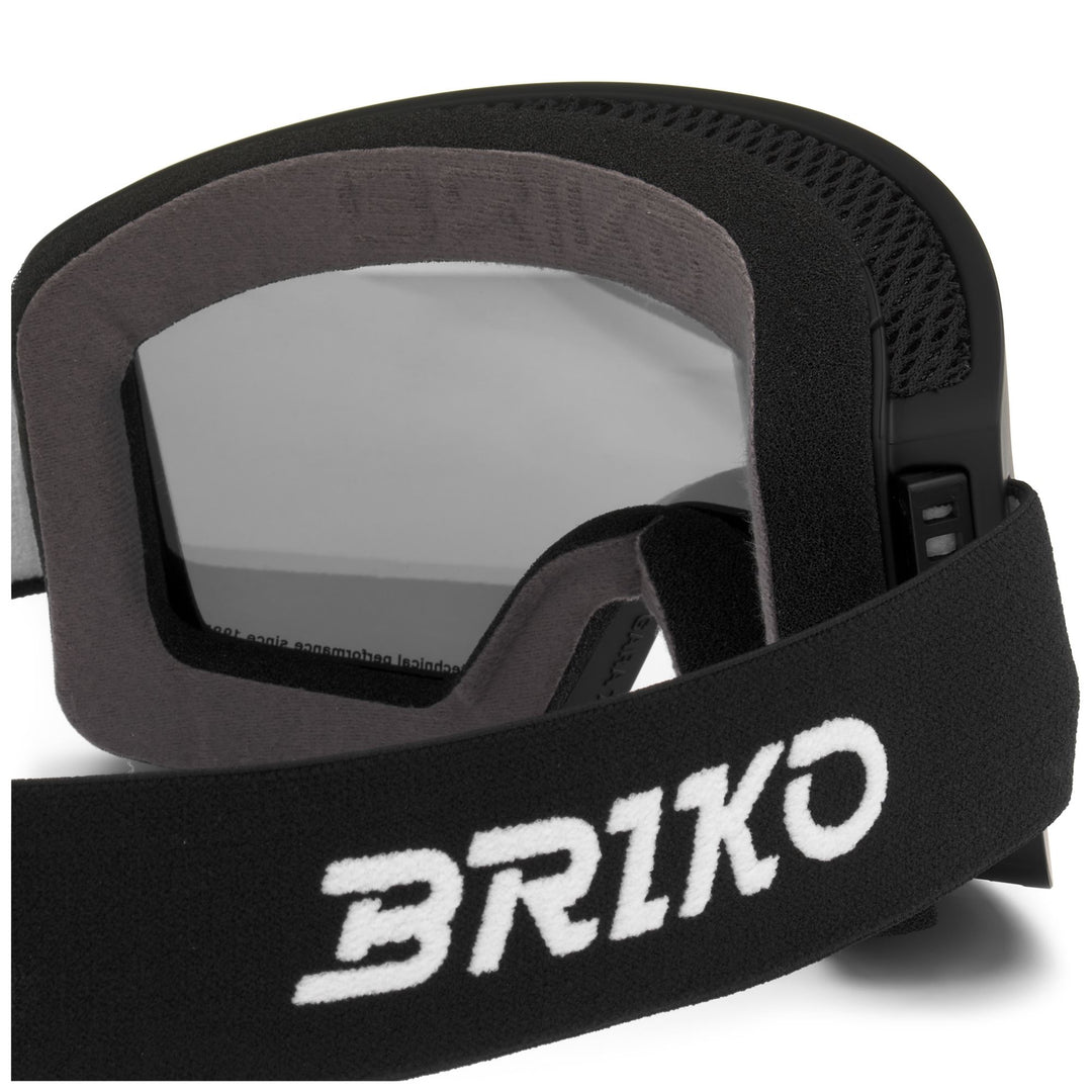 Masque de ski unisexe noir avec protection antibuée et UV main