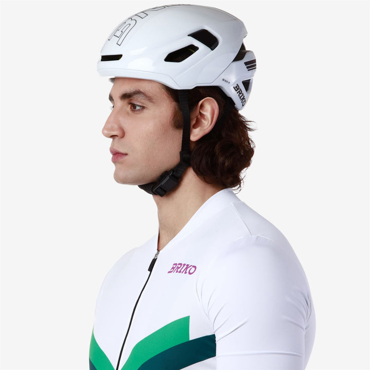 Unisex White and Holographic Cycling Helmet with Ventilation 6