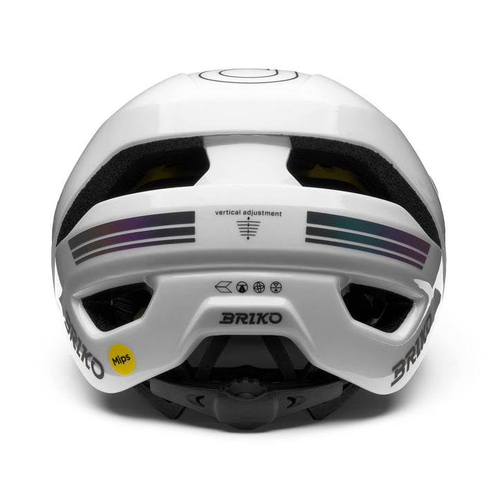 Unisex White and Holographic Cycling Helmet with Ventilation 4