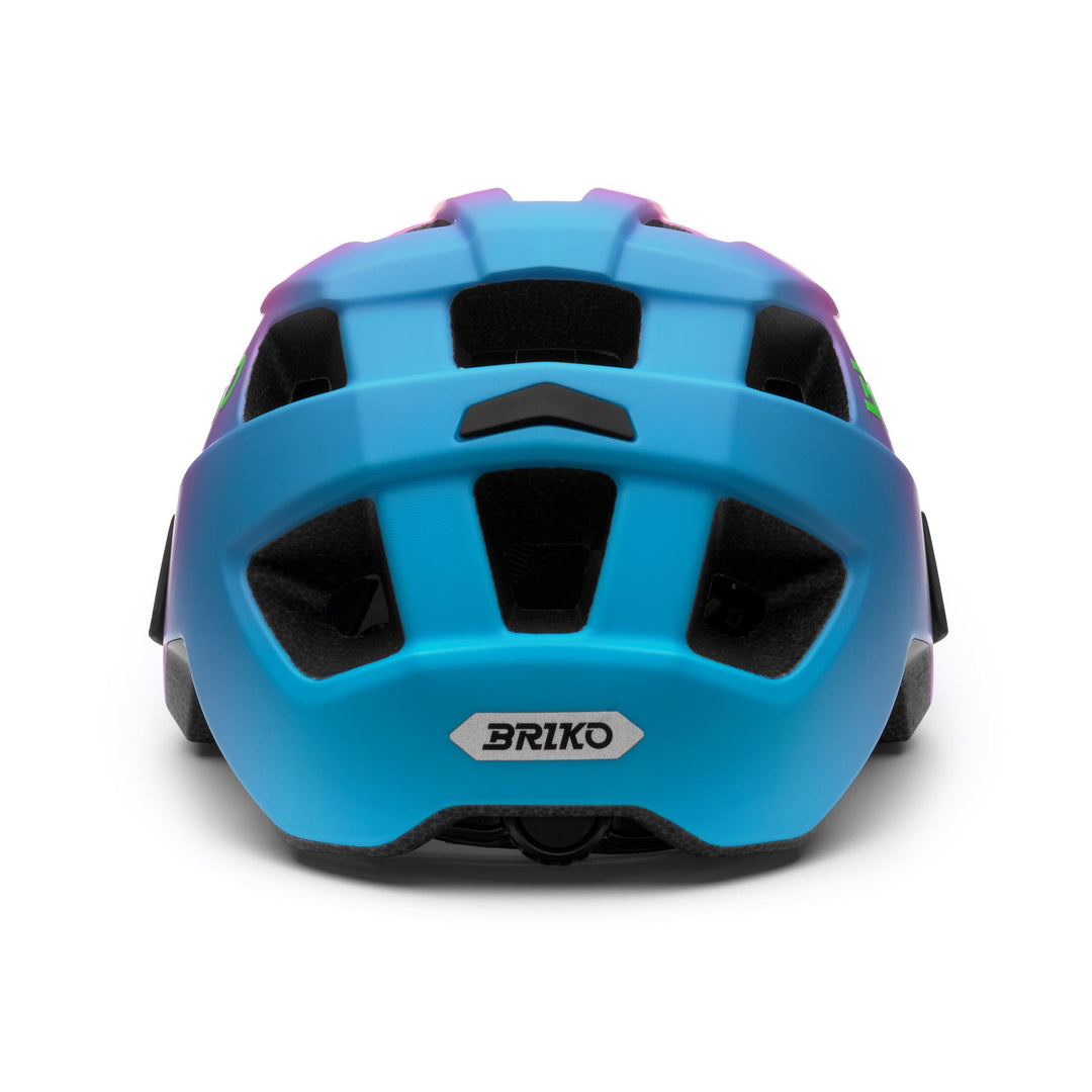 Casque de vélo bleu et rose pour enfant avec fonctions de sécurité améliorées main
