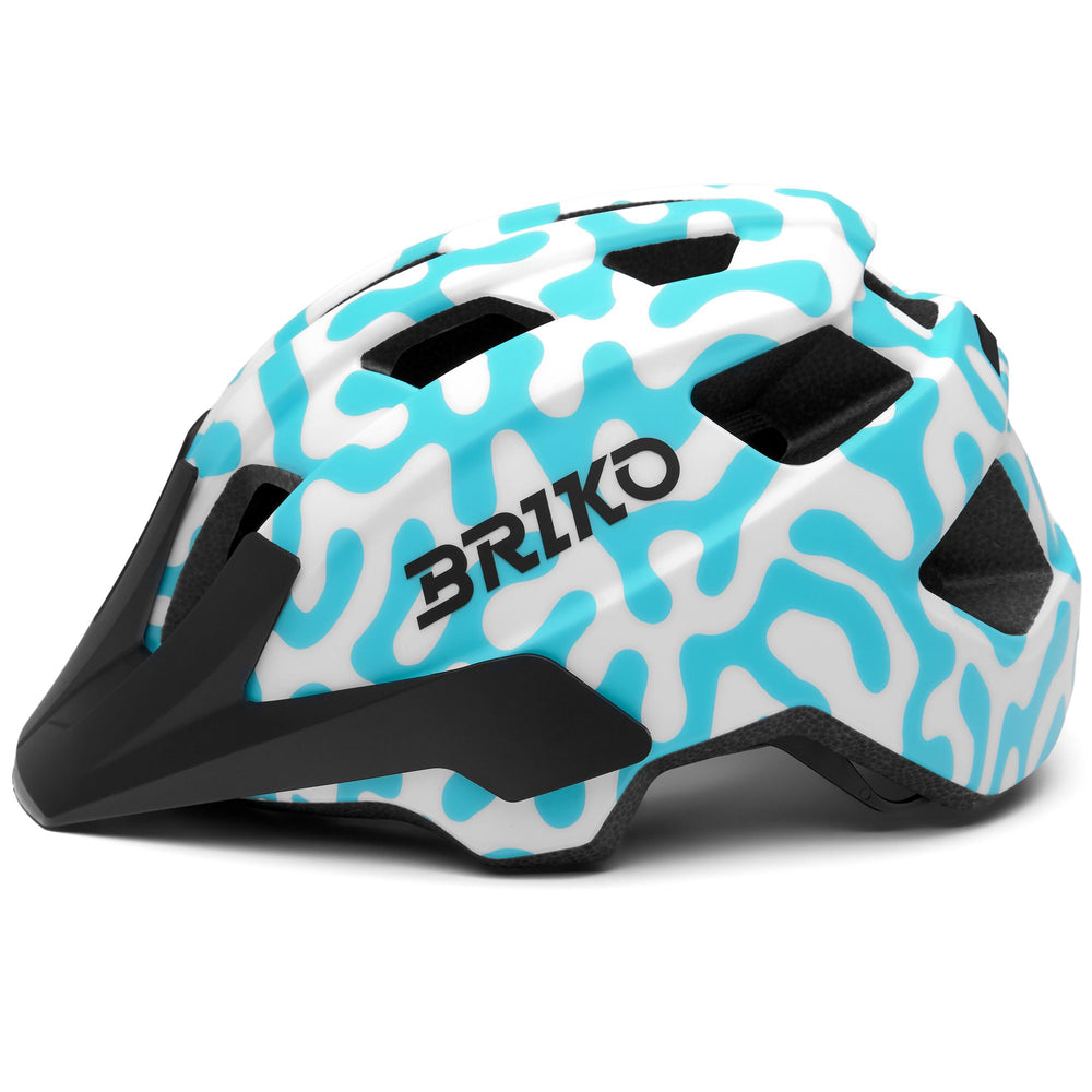 Casco da ciclismo blu e nero per bambini 02