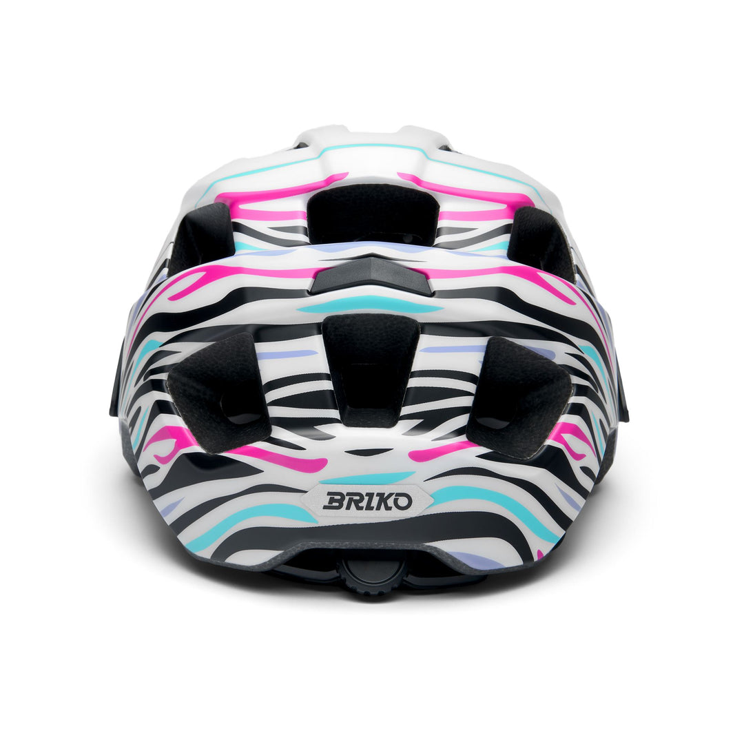Casco da ciclismo bianco e nero per bambini main