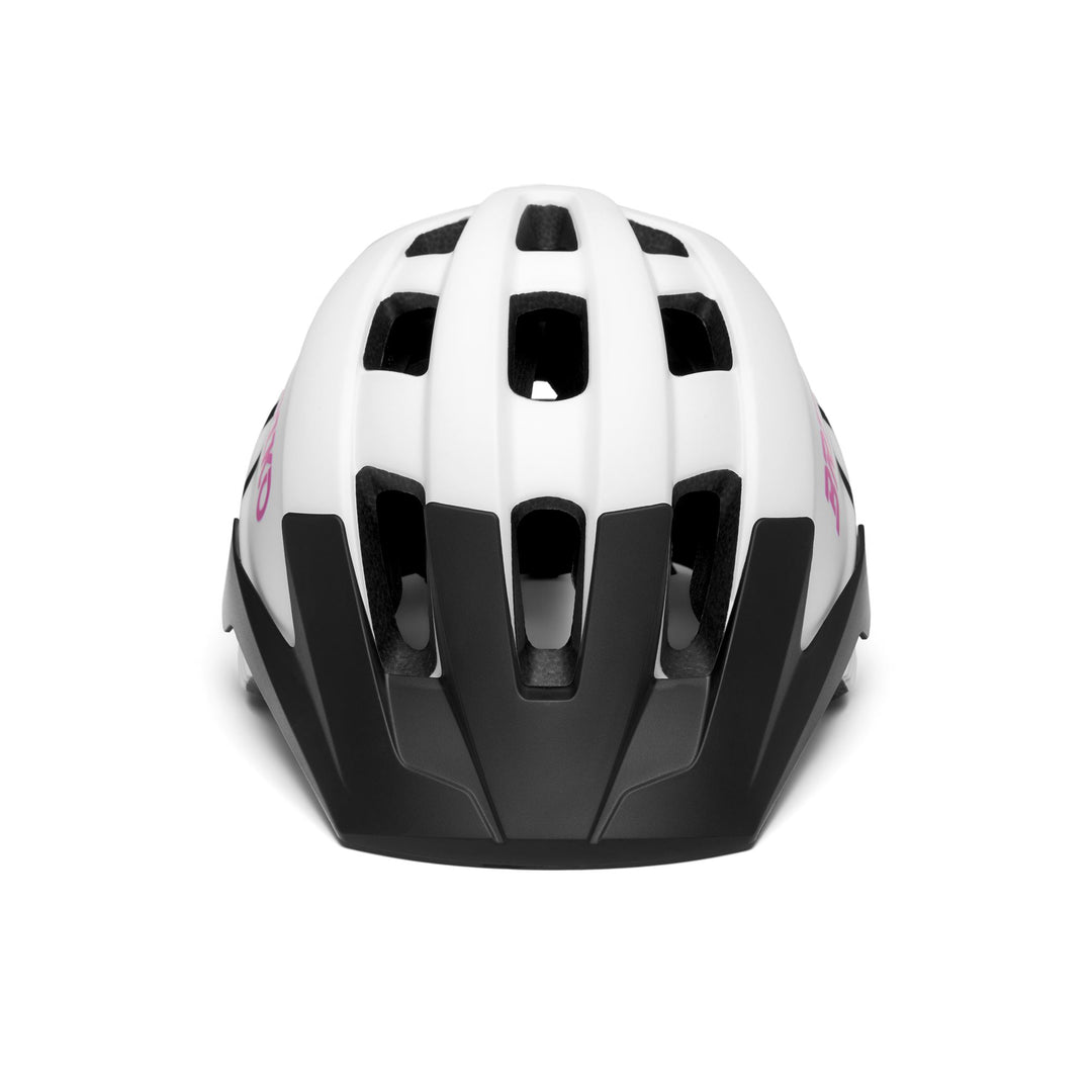 Casco da ciclismo bianco e nero per bambini main