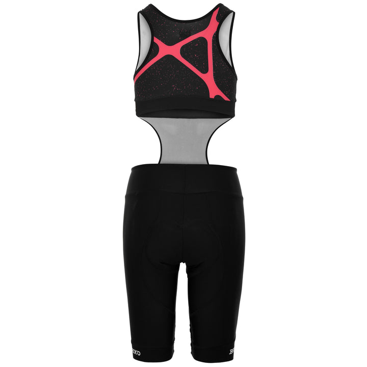 Black Women's Cycling Bib Shorts with Ergonomic Padding 3