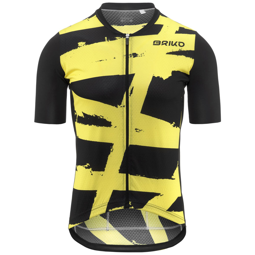 Black Men's Cycling Jersey with Breathability and Comfort Features 01
