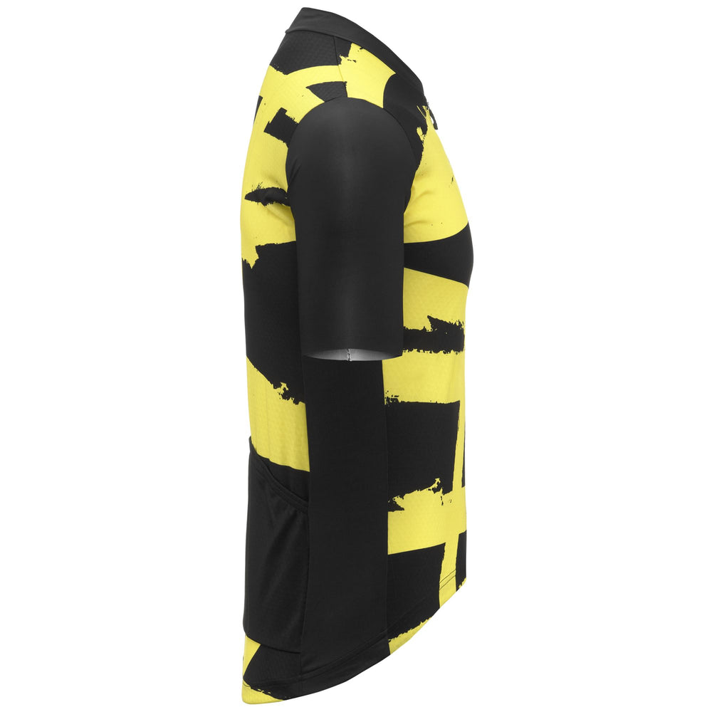 Maglia da ciclismo da uomo nera con caratteristiche di traspirabilità e comfort 02