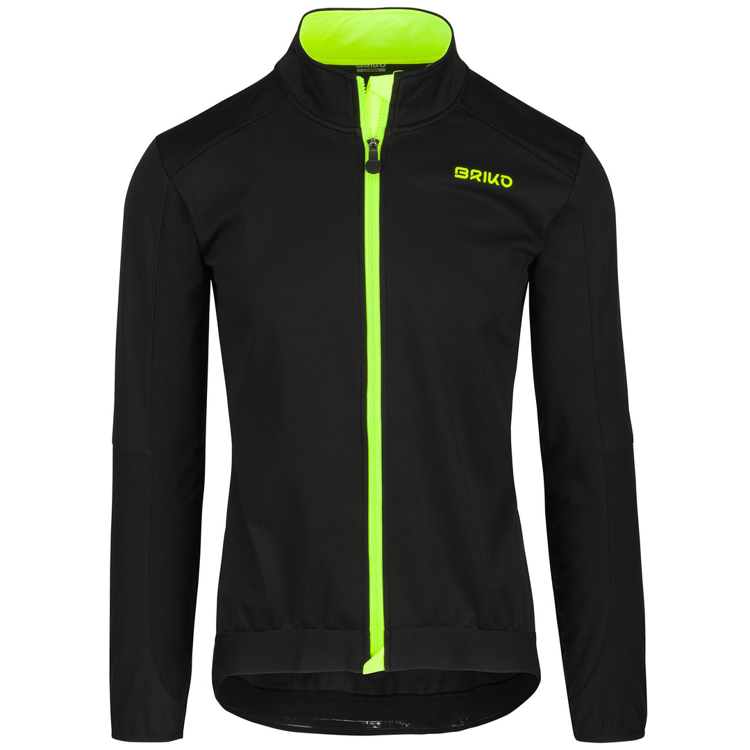 Black Men's Waterproof Cycling Jacket for Road Riding main