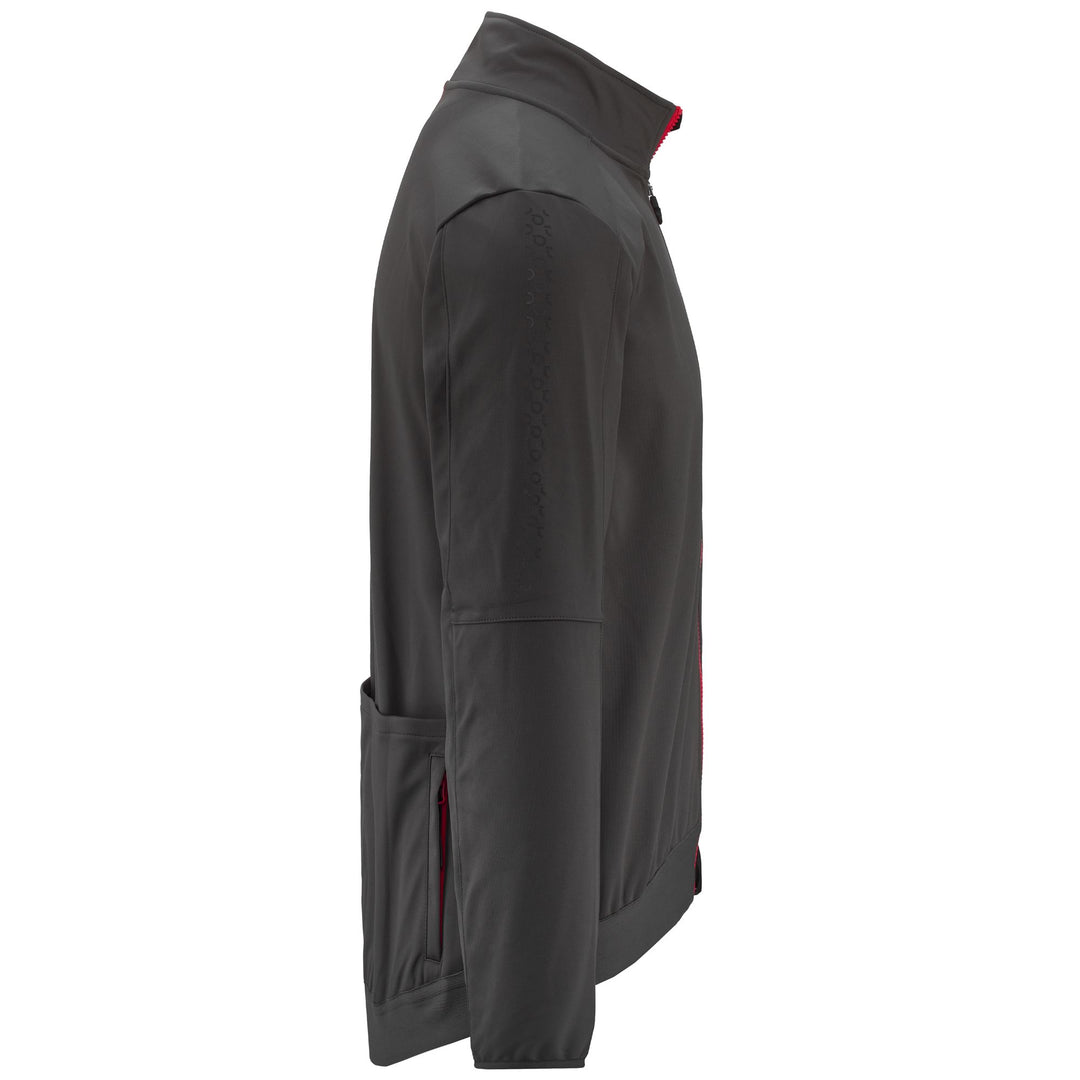 Grey Men's Waterproof Cycling Jacket for Road Riding main
