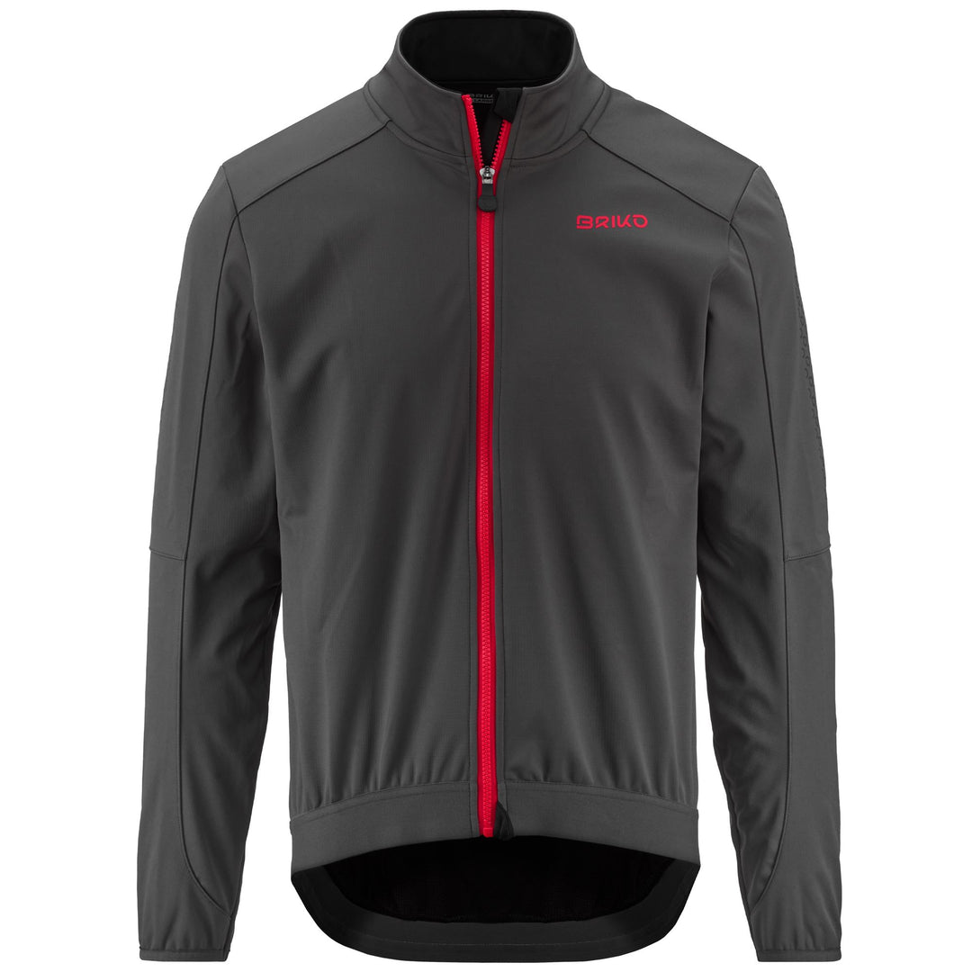 Grey Men's Waterproof Cycling Jacket for Road Riding 01