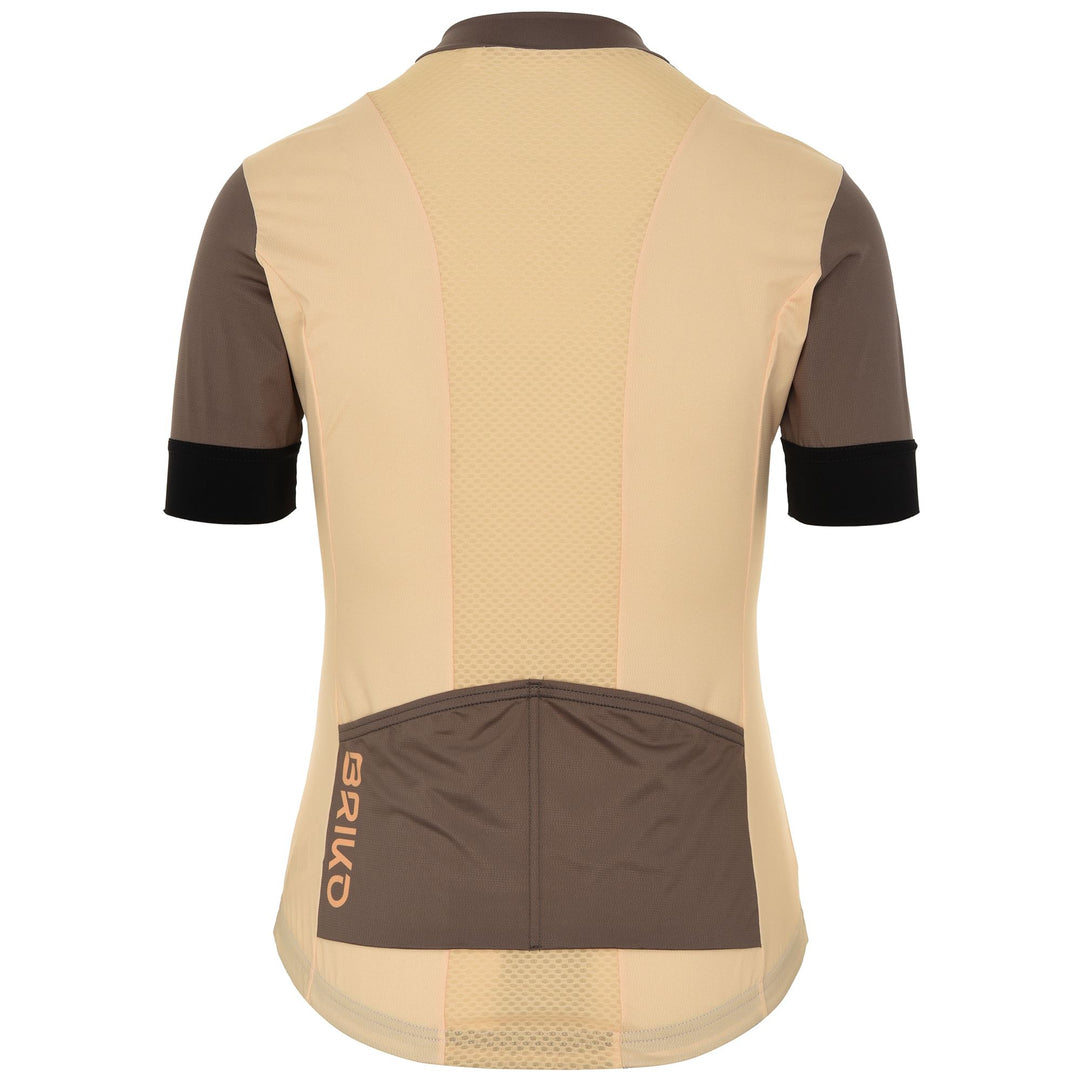 White Woman's Cycling Jersey with Breathable Fabrics main