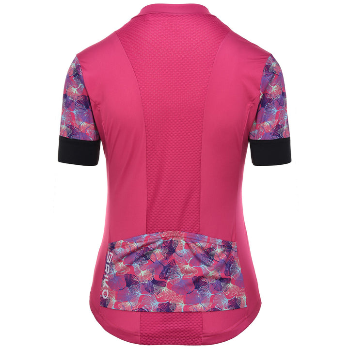 Fuchsia Women's Lightweight Cycling Jersey with Silicone Grip 2