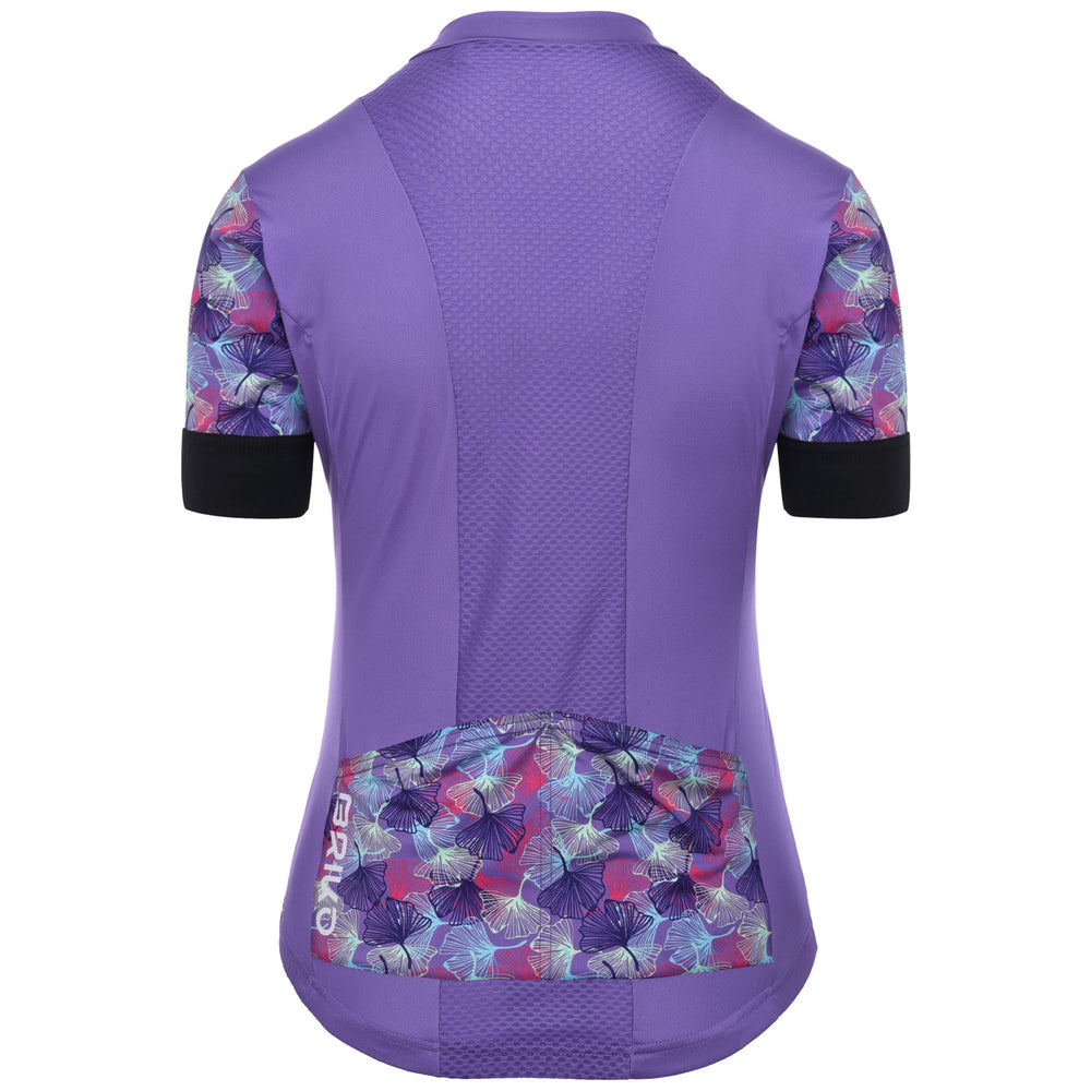 Violet Women's Lightweight Cycling Jersey with Silicone Grip 02