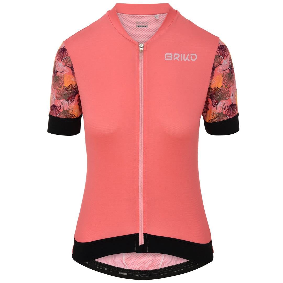 Pink Red Women's Cycling Jersey for Road Riding 01