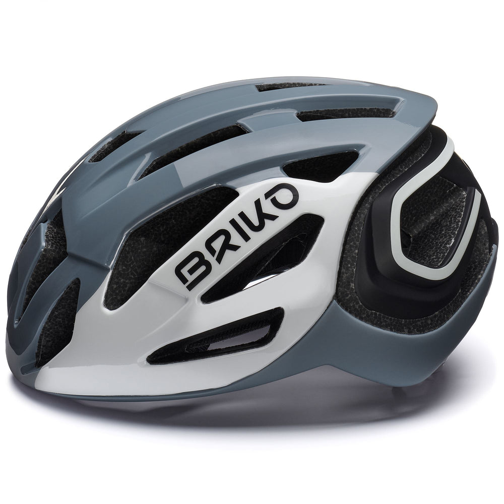 Casco da ciclismo unisex grigio e grigio ferro con ventilazione e imbottitura 02