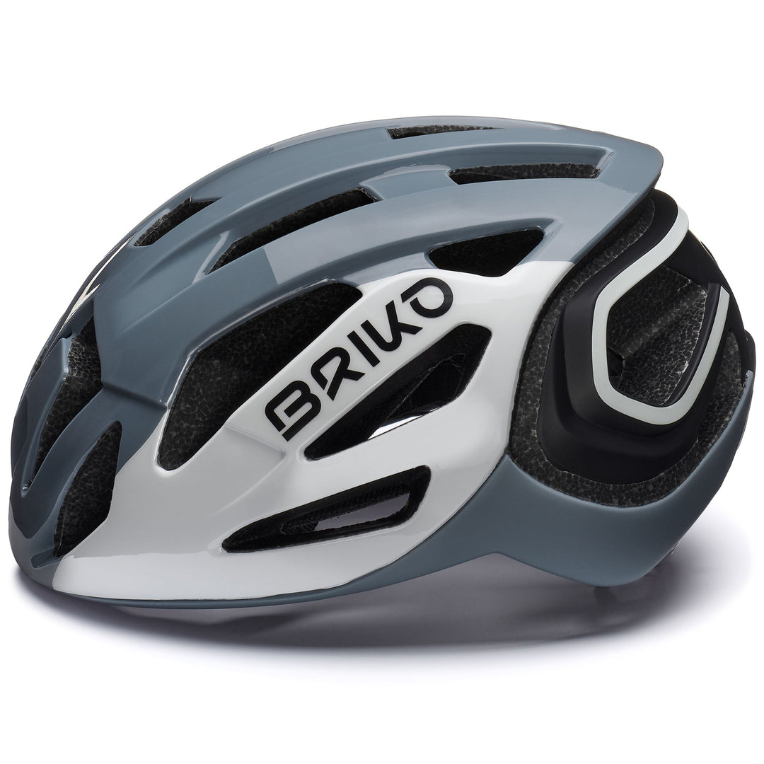 Casque de vélo unisexe gris et gris fer avec ventilation et rembourrage main