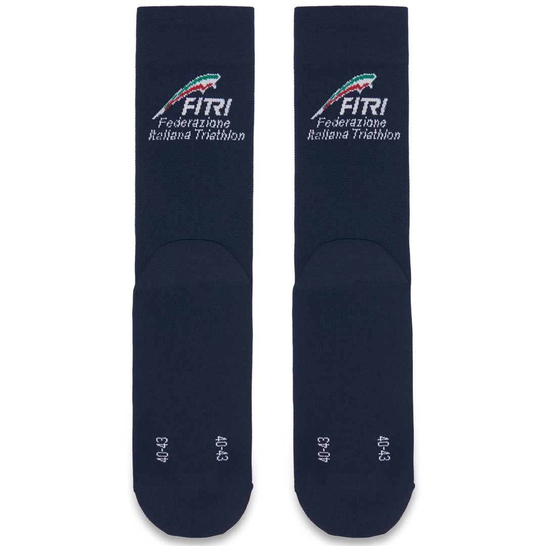 BRIKO FITRI SOCKS 23CM - Socks - Crew Sock - Unisex - Blue Iris-White main