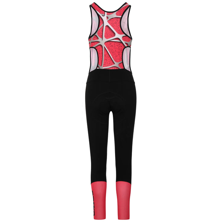 Black Women's Cycling Bib for Winter with Ergonomic Padding 3