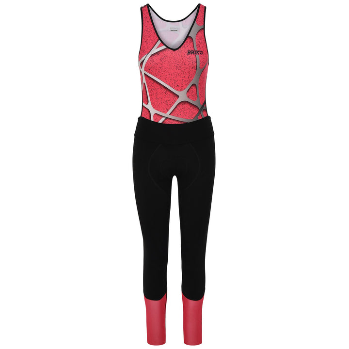 Black Women's Cycling Bib for Winter with Ergonomic Padding 1
