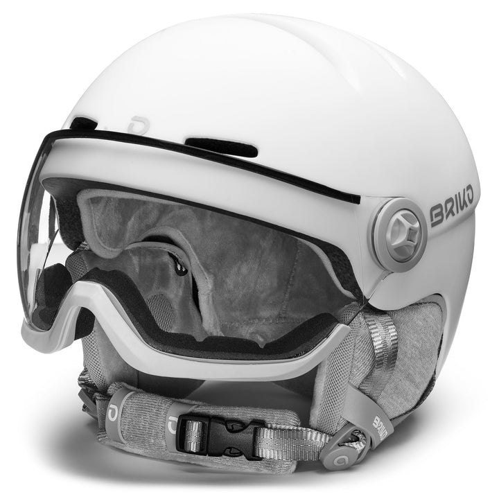 Women’s Grey Ski Helmet with Photochromic Visor 1
