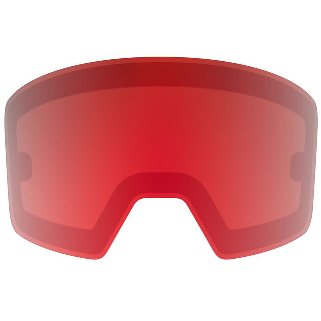 Lente di ricambio rossa unisex per occhiali da sci 01
