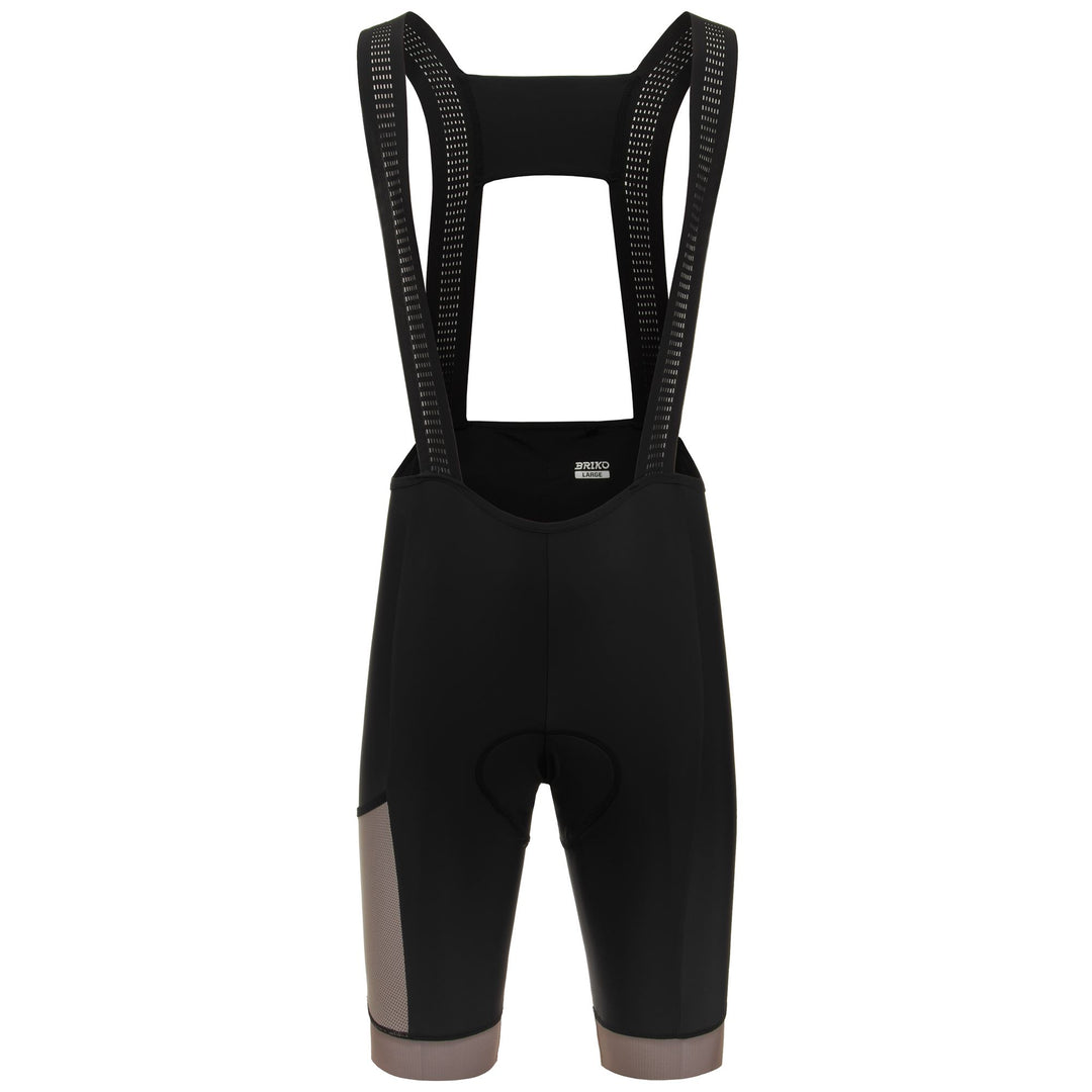 Pantaloncini da ciclismo con bretelle imbottiti da uomo neri 01