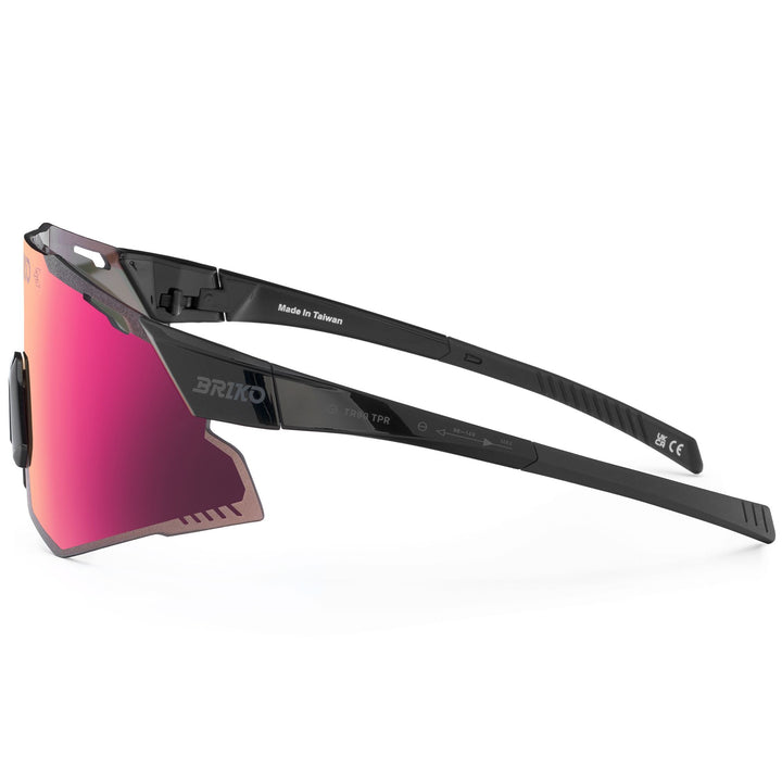 Unisex Black Sport Sunglasses with Interchangeable Lenses 2