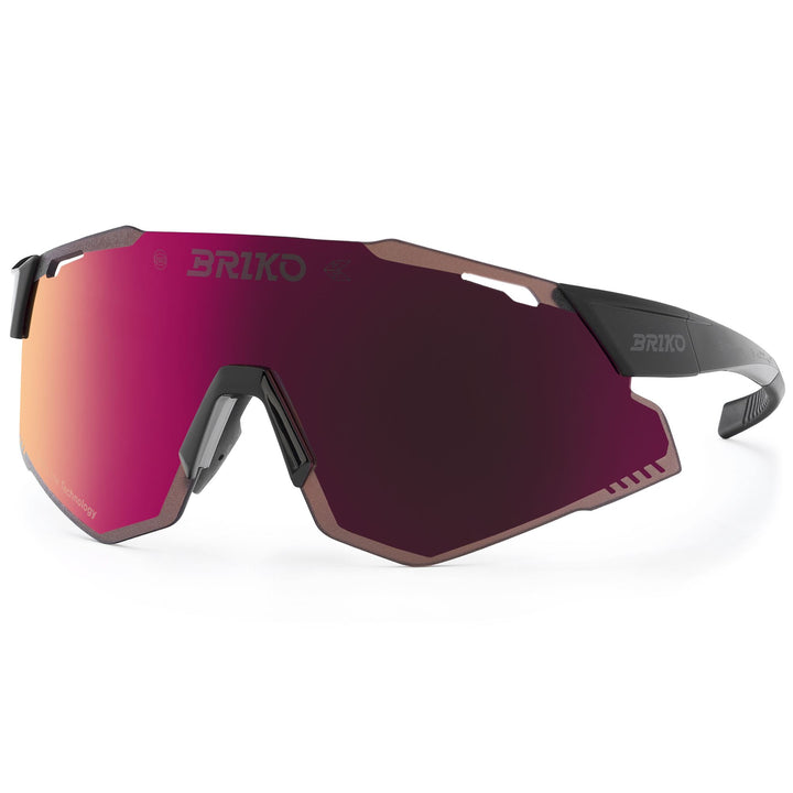 Unisex Black Sport Sunglasses with Interchangeable Lenses 3