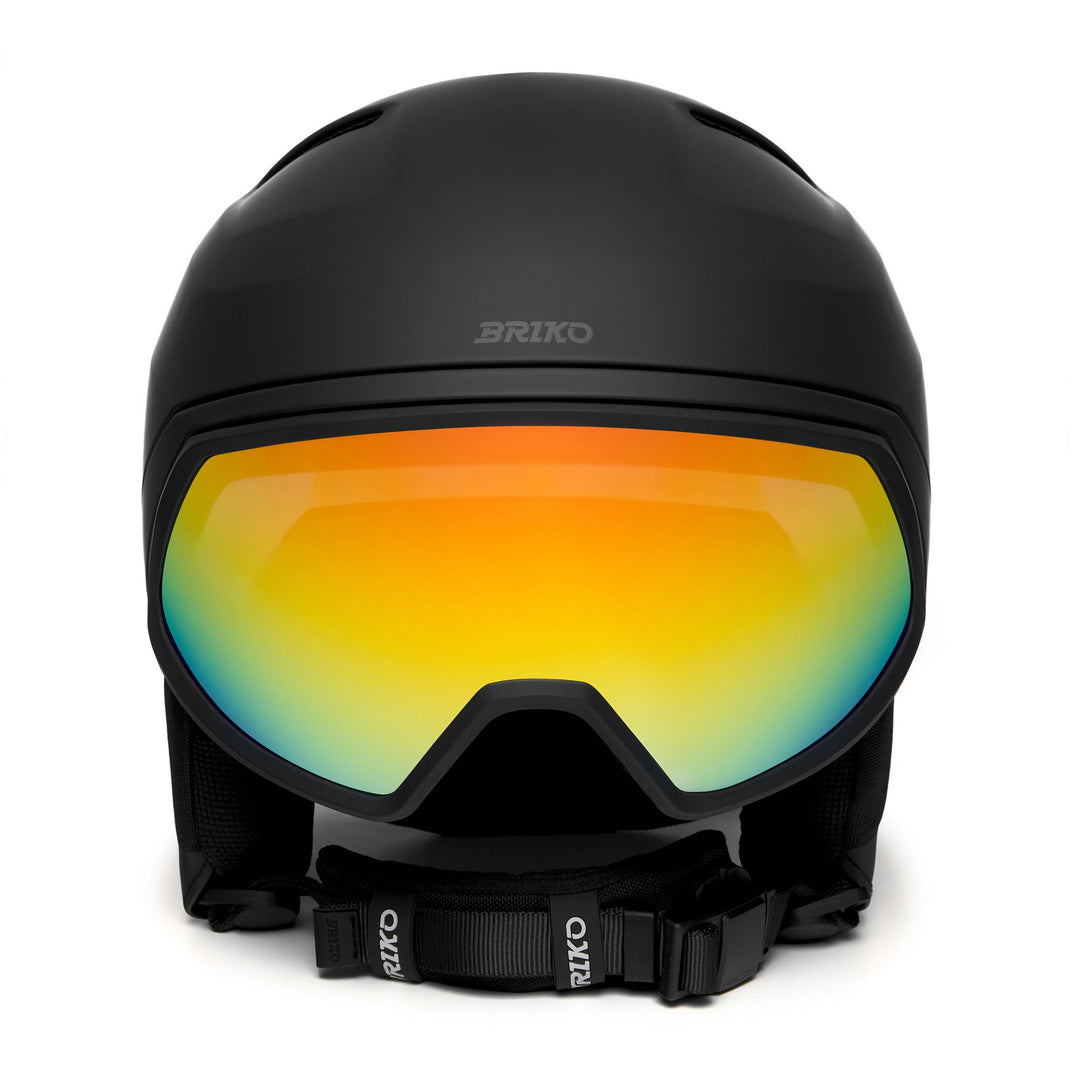 Casco da sci unisex nero con visiera integrata e protezione avanzata main