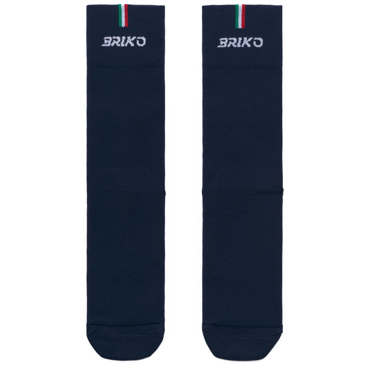 Unisex Blue and White Crew Socks for Triathlon 2