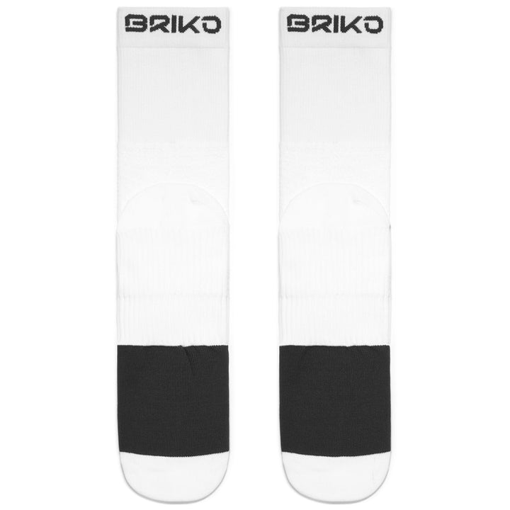 Calzini da ciclismo unisex bianchi alla caviglia con supporto a compressione 3