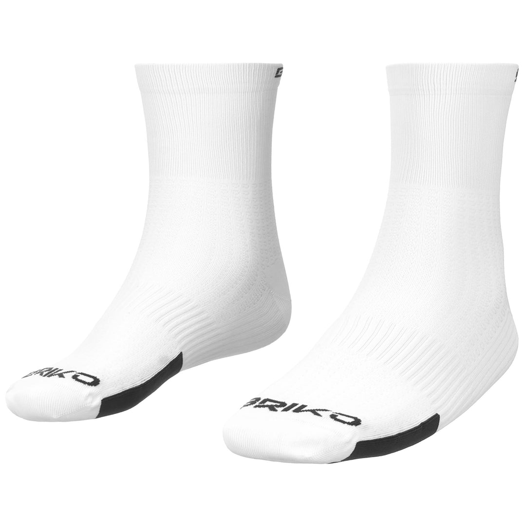 Unisex White Cycling Ankle Socks with Compression Support main
