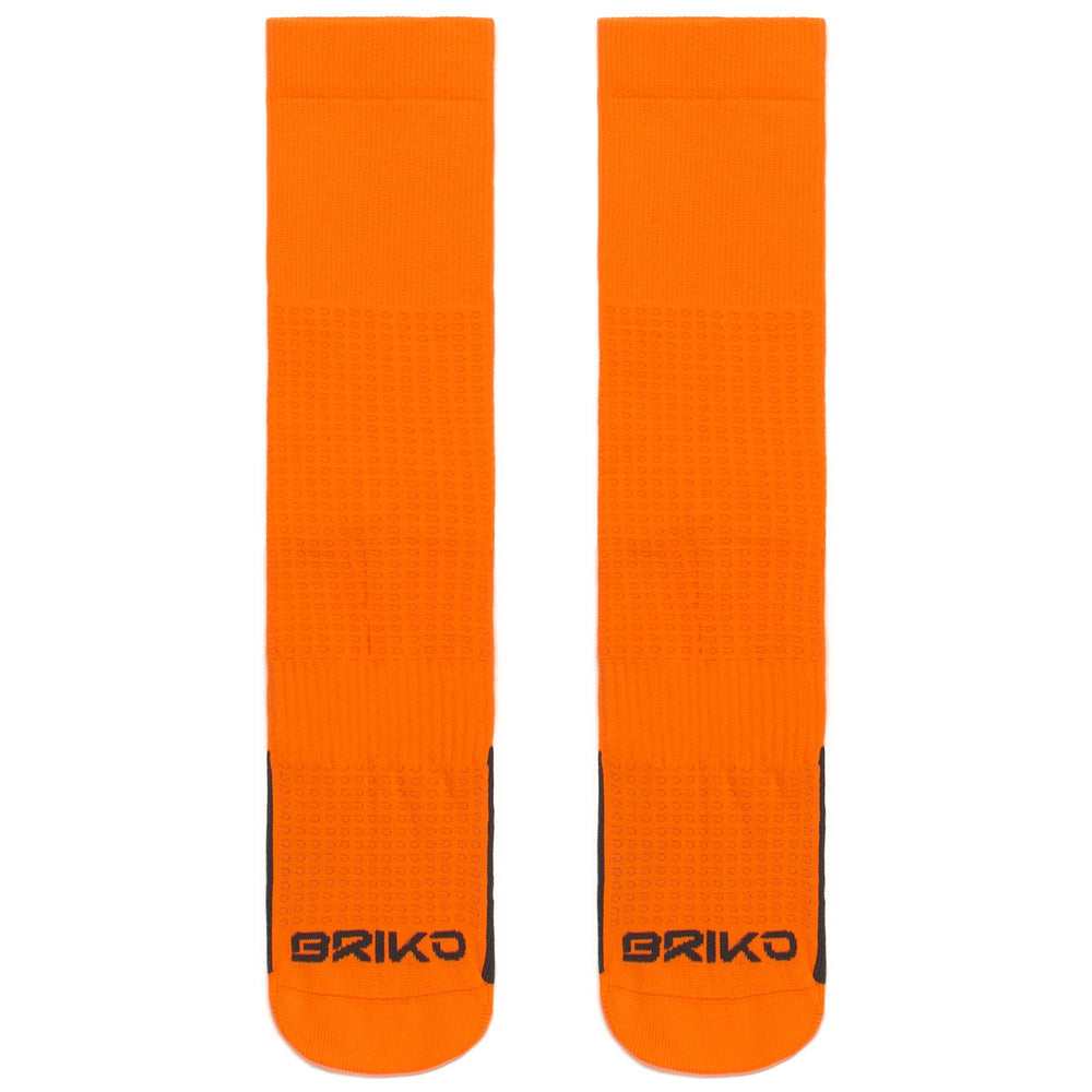 Unisex Orange Cycling Ankle Socks with Compression Support 02