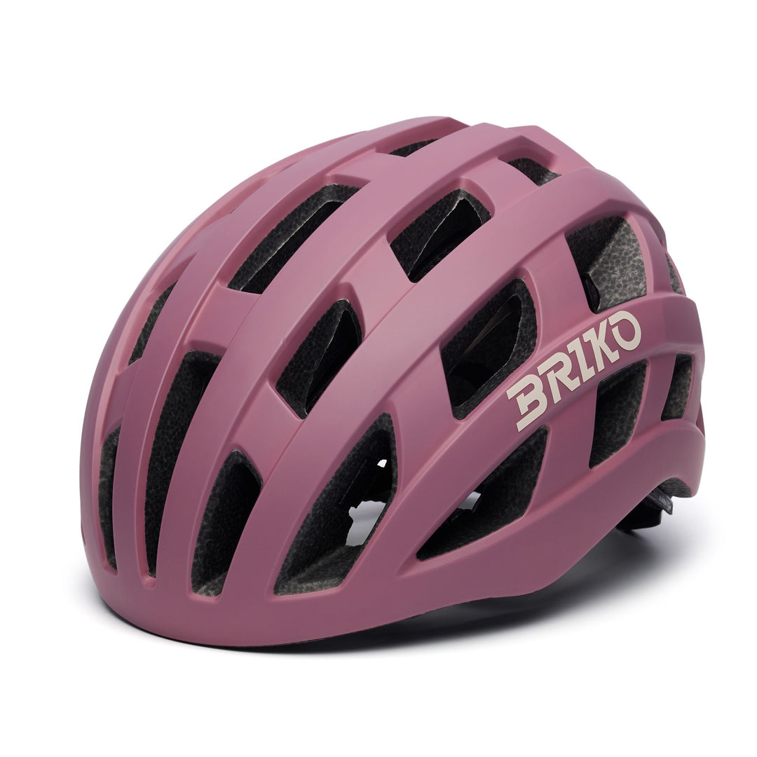 Unisex Red and Tawny Cycling Helmet with Ventilation and Padding 01