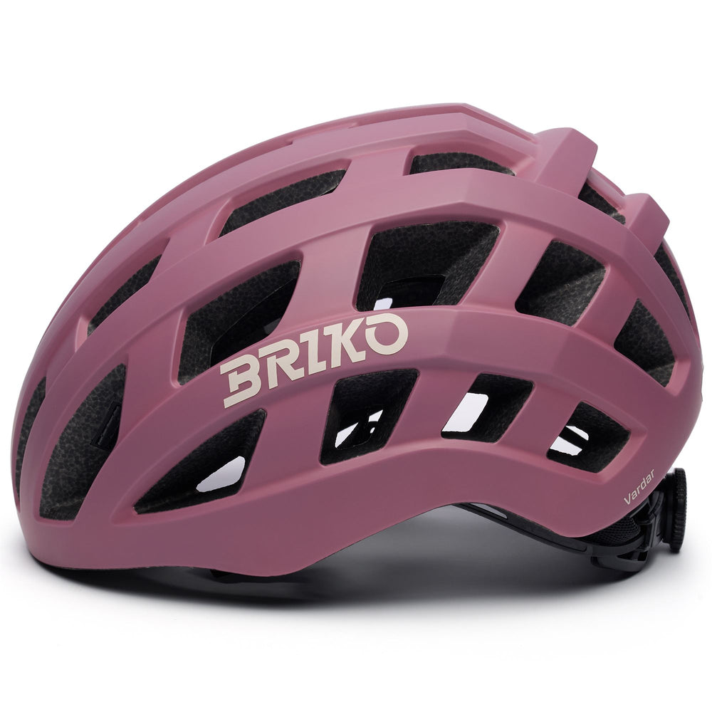 Unisex Red and Tawny Cycling Helmet with Ventilation and Padding 02