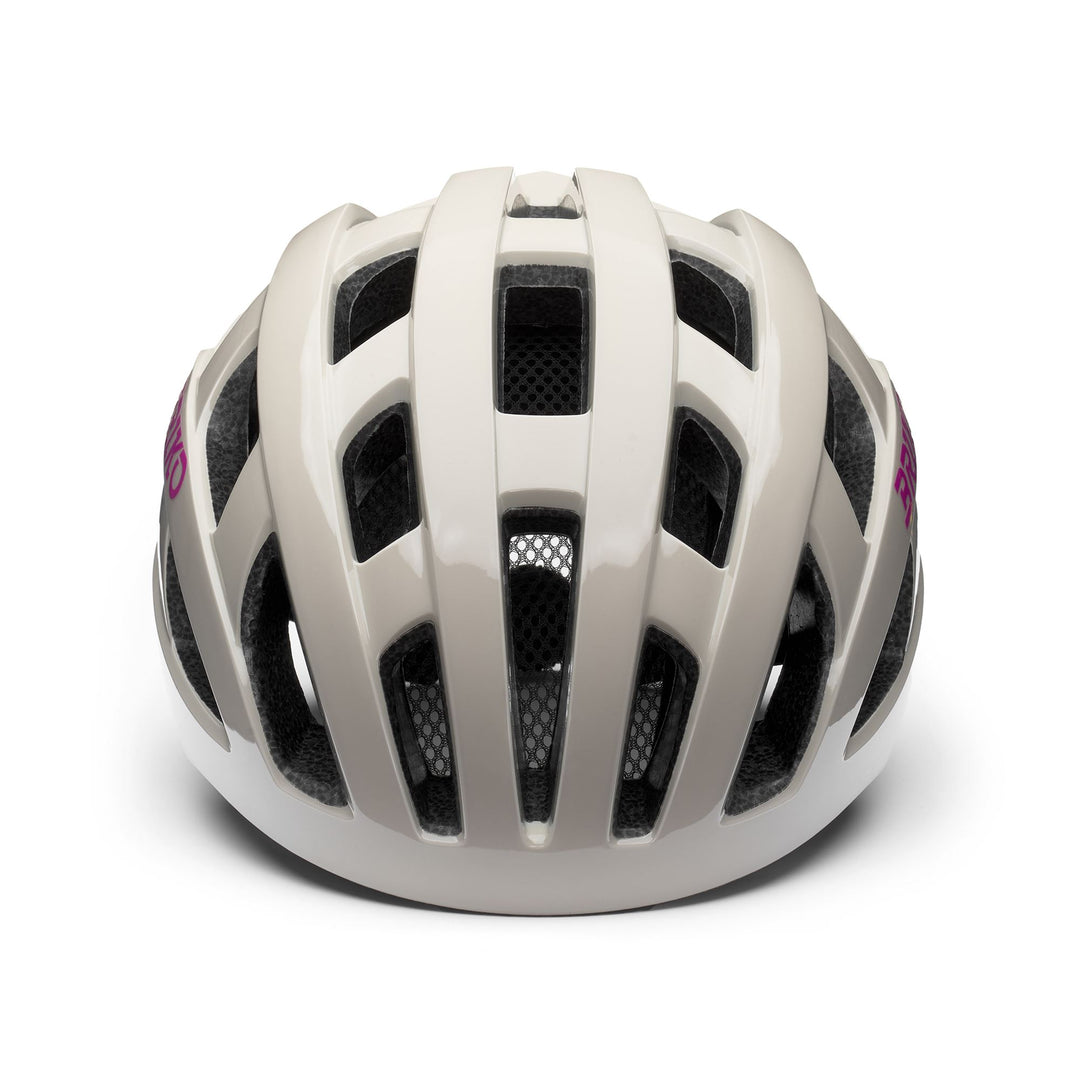 Unisex Beige and Pink Cycling Helmet with Ventilation and Padding main